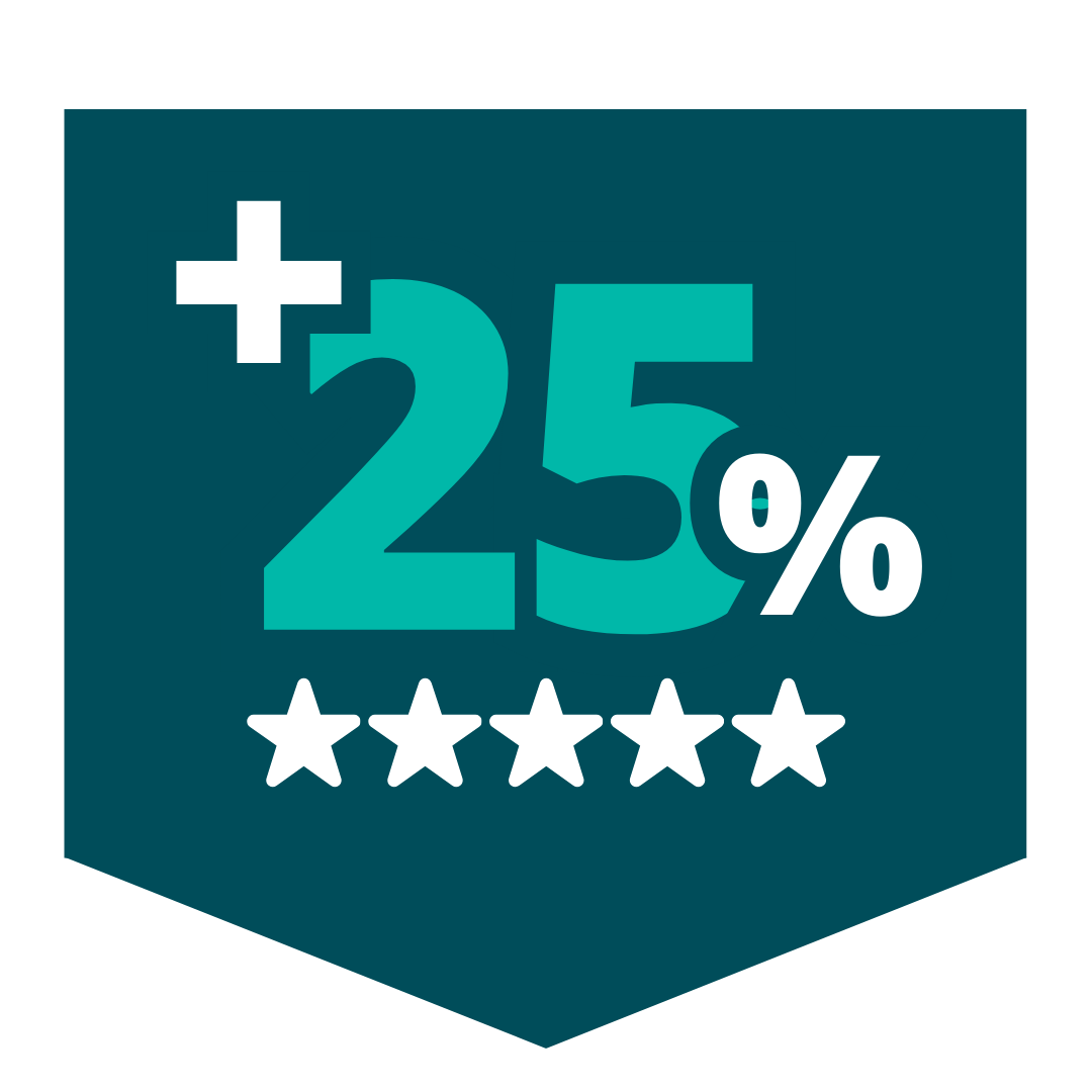 25% Uplift Icon