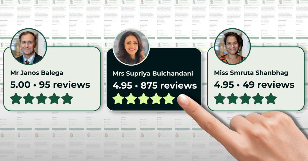 Doctify reviews will affect how you appear on hospital and insurer directories