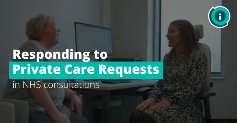 how to respond when an NHS patient asks to go private