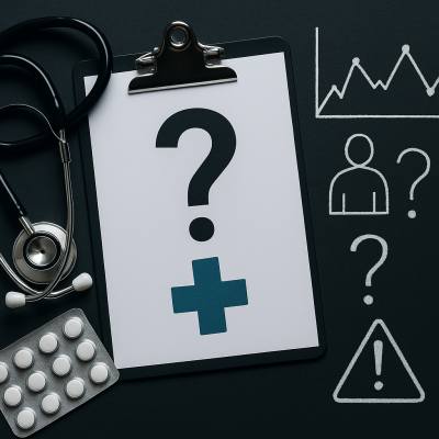 Illustration representing uncertainty in healthcare pathways